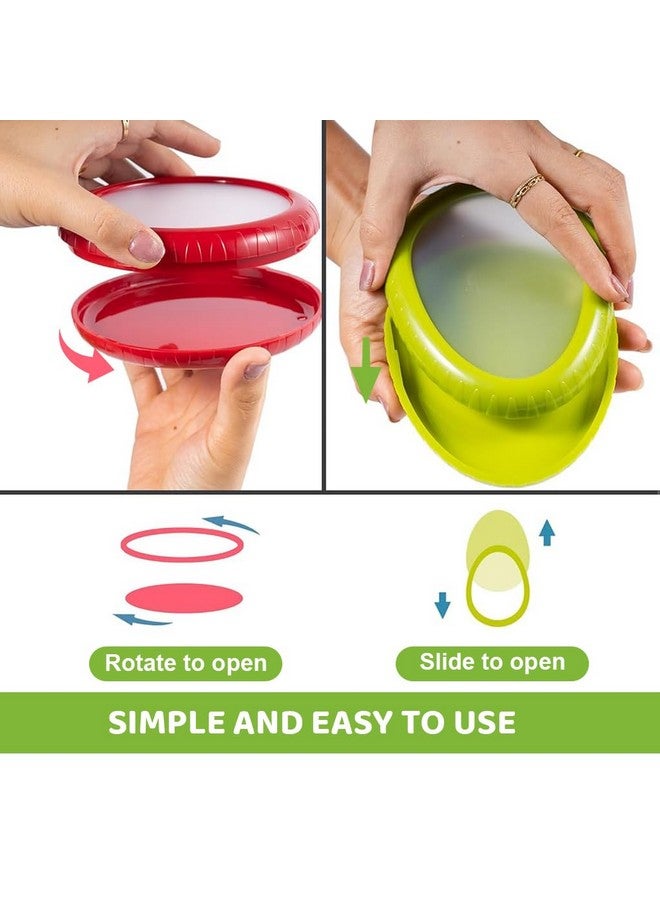 HASTHIP® 4Pcs Fresh Onion Storage Containers 3.9 Inches Flexible Silicone Kitchen Fresh Food Containers for Onion, Garic, Lime, Ingredient Fresh Box Reduce Waste Kitchen Fresh Food Container - Image 5