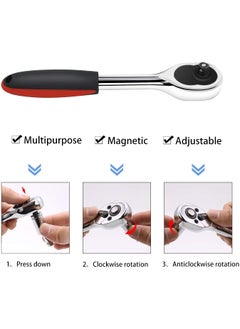 Dhriyag Dhriyag 46 in 1 Pcs Tool Kit Screwdriver Multi Purpose Combination Tool Case Precision Hand Tool Kit 46 Tools  - Image 4
