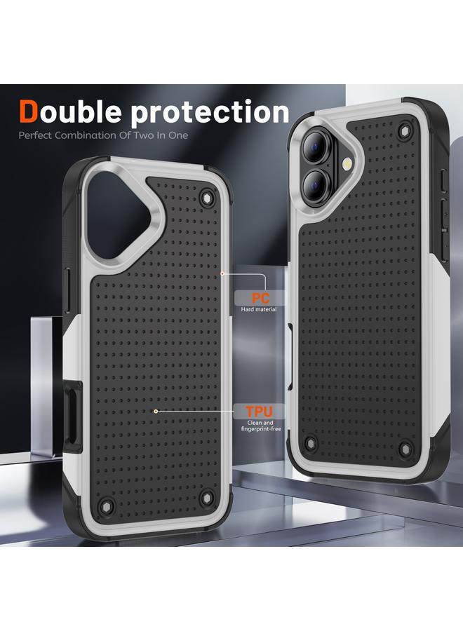 S-TOP Case For iPhone 16 Plus PC + TPU Shockproof Protective Phone Case - Image 3