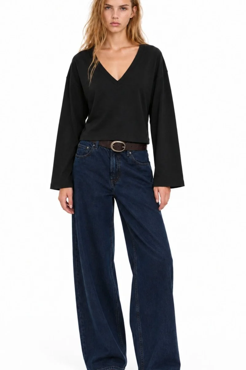 Busem  BUSEM Women's Cotton Elastane T-Shirt for Women | Best Price UAE
