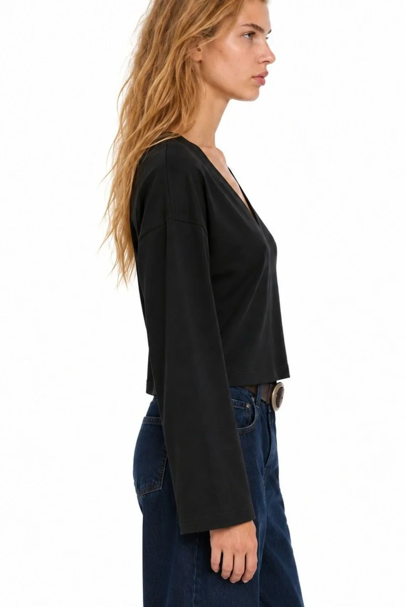Busem  BUSEM Women's Cotton Elastane T-Shirt for Women | Best Price UAE