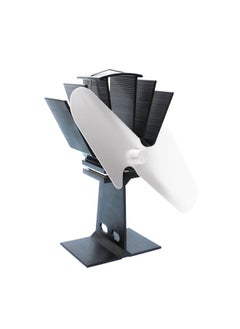 YL501 Eco-friendly Heat Powered Stove Fan for Wood / Gas / Pellet Stoves(White)