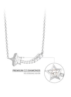 AWNL Polestar Wishing Necklace with 925 Sterling Silver and CZ Diamonds Pendant Gift for Women Wife Girlfriend  - Image 5
