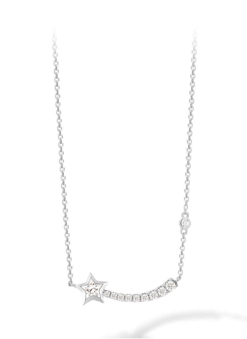 AWNL - Polestar Wishing Necklace with 925 Sterling Silver and CZ Diamonds Pendant Gift for Women Wife Girlfriend - Image 1