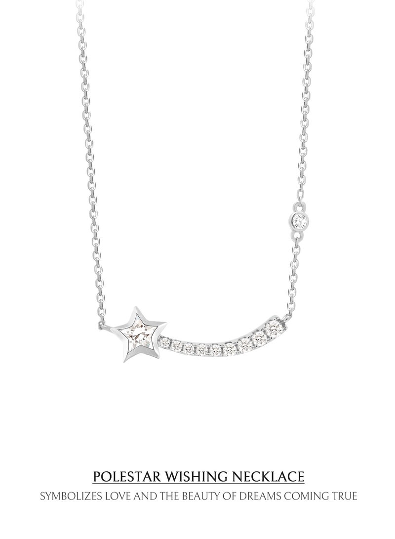 AWNL Polestar Wishing Necklace with 925 Sterling Silver and CZ Diamonds Pendant Gift for Women Wife Girlfriend - Image 3