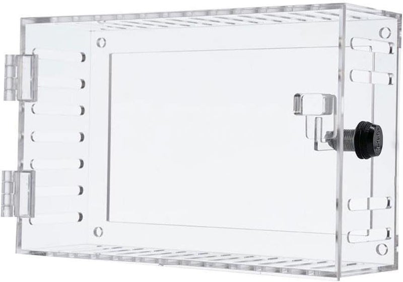 Acrylic Thermostat Lock Box With Combination Lock Clear Protective Cover 20x14x5cm - Image 5