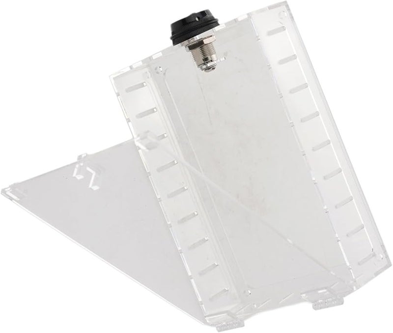 Acrylic Thermostat Lock Box With Combination Lock Clear Protective Cover 20x14x5cm - Image 2
