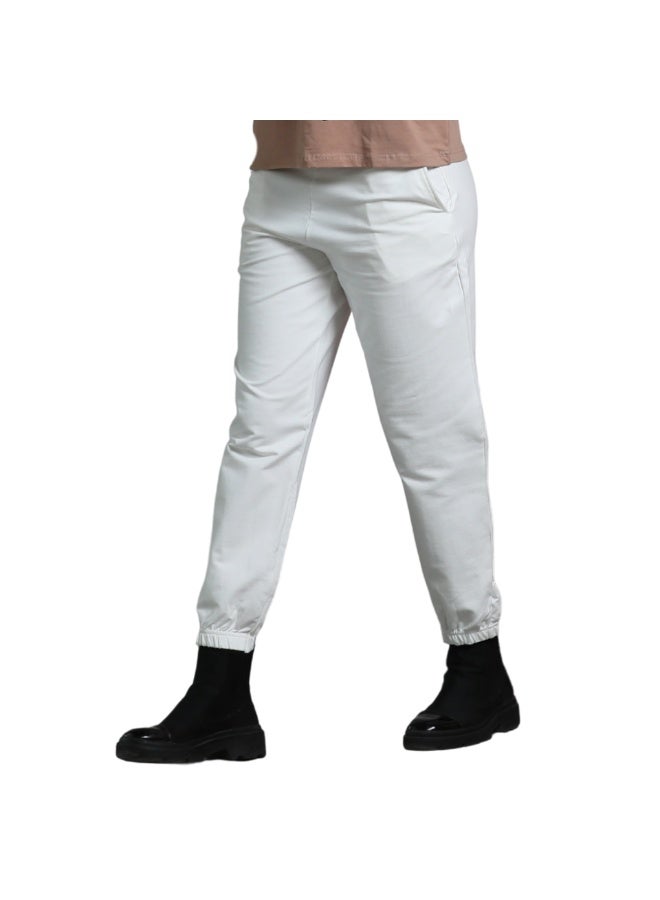 Off-White Plain Pants - Image 1