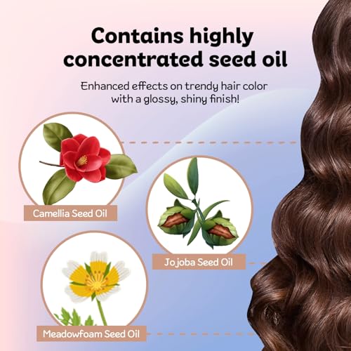 eZn Pudding Hair Dye, Ammonia-Free, Semi-Permanent DIY Korean Hair Dye Color with Keratin, Odorless Gentle for Sensitive Skin No Skin Irritation (Ash Gray) - Image 4