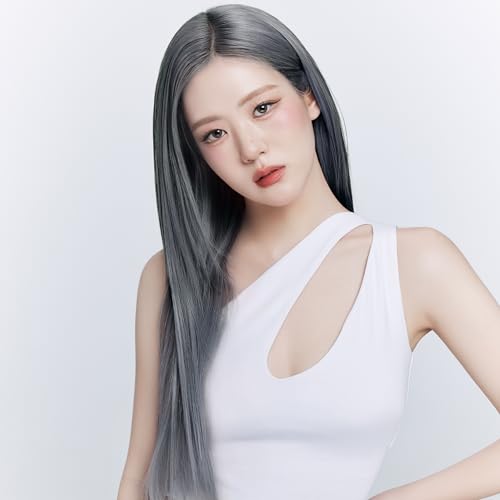 eZn Pudding Hair Dye, Ammonia-Free, Semi-Permanent DIY Korean Hair Dye Color with Keratin, Odorless Gentle for Sensitive Skin No Skin Irritation (Ash Gray) - Image 5