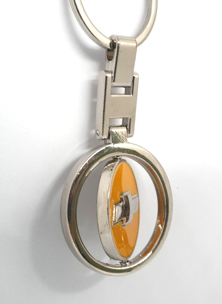 Service Zone Zinc Alloy Metal 3D Logo Keychain For Chevrolet - Image 3