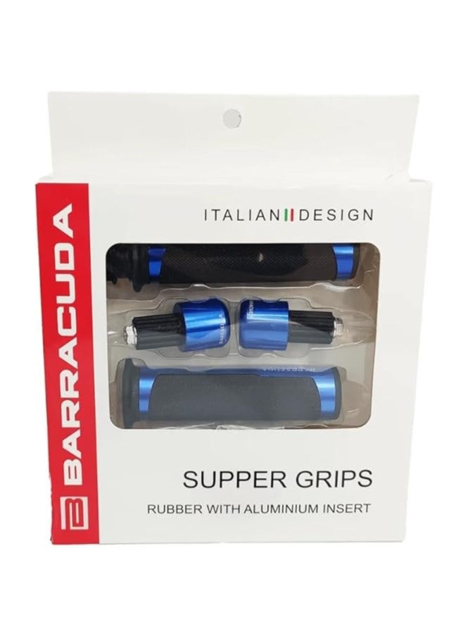 مقبض مقود دراجة نارية مقبض مقود دراجة نارية مقبض سكوتر مقود دراجة نارية - أزرق - Image 2