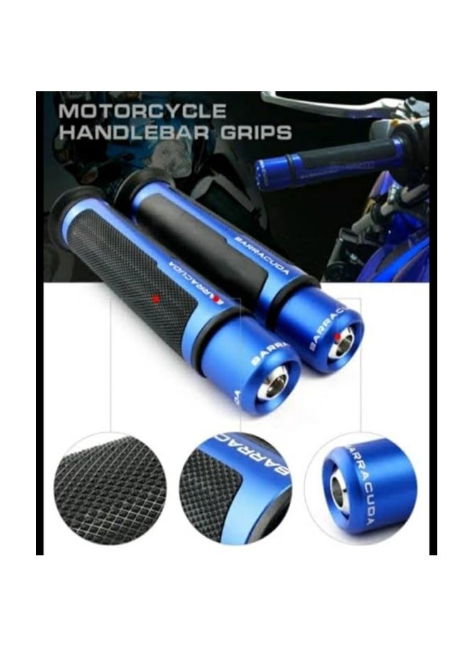 مقبض مقود دراجة نارية مقبض مقود دراجة نارية مقبض سكوتر مقود دراجة نارية - أزرق - Image 3