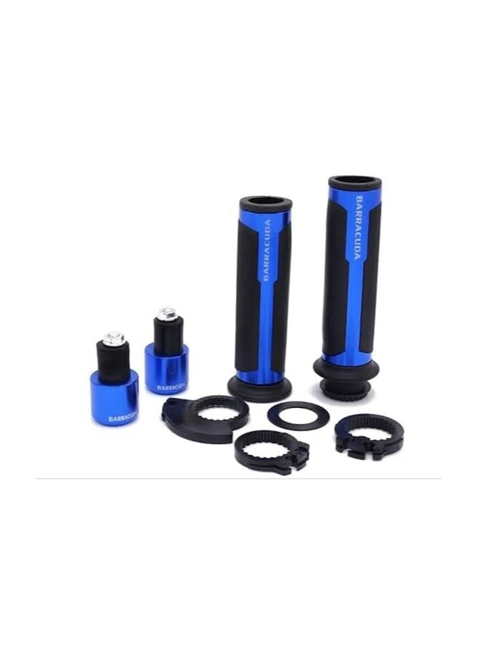 مقبض مقود دراجة نارية مقبض مقود دراجة نارية مقبض سكوتر مقود دراجة نارية - أزرق - Image 4