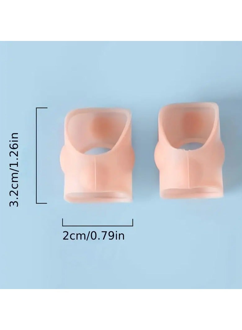 Ucanbe 2pcs Comfortable Silicone Ingrown Toenail Protectors - Durable, Odorless Foot Care Tool for Pain Relief & Nail Health  - Image 3