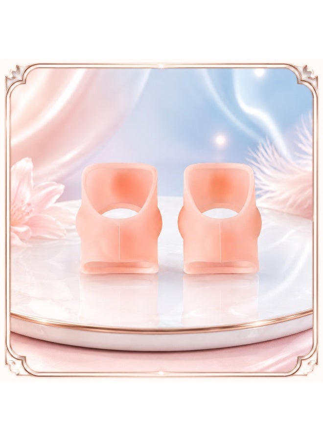 Ucanbe 2pcs Comfortable Silicone Ingrown Toenail Protectors - Durable, Odorless Foot Care Tool for Pain Relief & Nail Health - Image 1