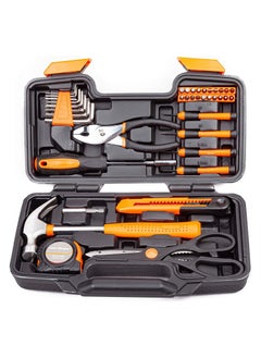 Cool Baby Orange 39-Piece Tool Set - General Household Hand Tool Kit with Plastic Toolbox Storage Case  - Image 1