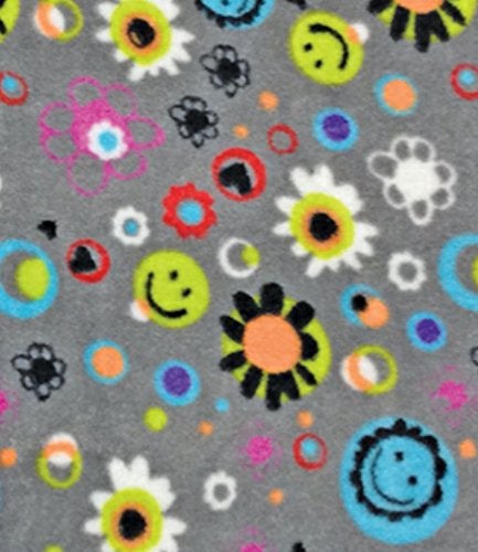 iscream Big Girls Heavyweight Plush Pants - Happy Daze, Small (6/8) - Image 2