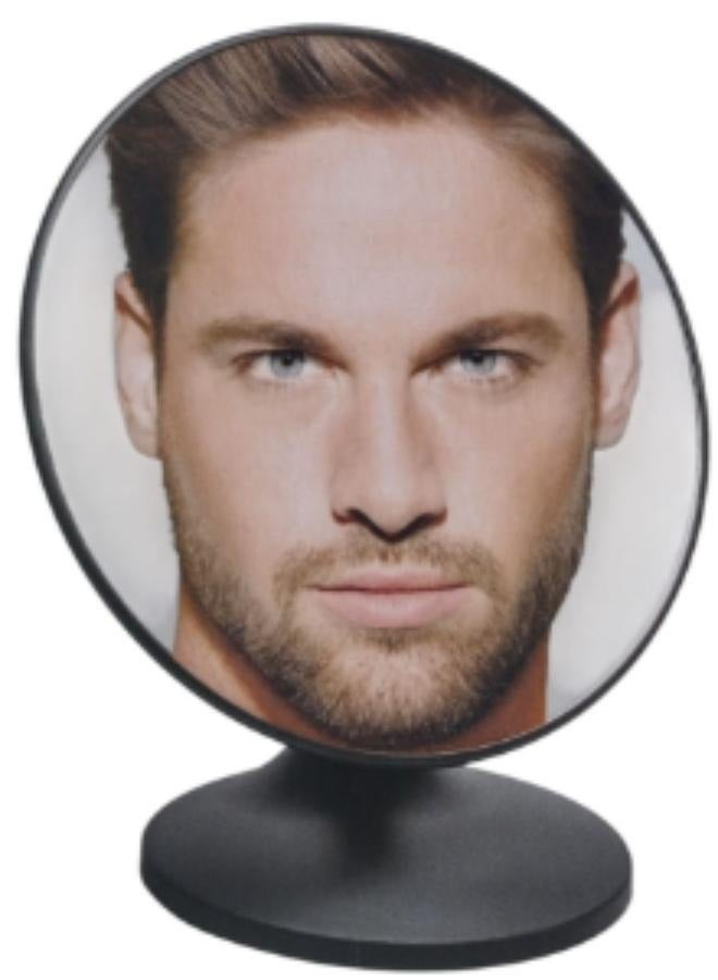 تيتانيا مراية مكياج قائمة تثبت على سطح الطاولة في إطاردائرية  اسود. - Image 3