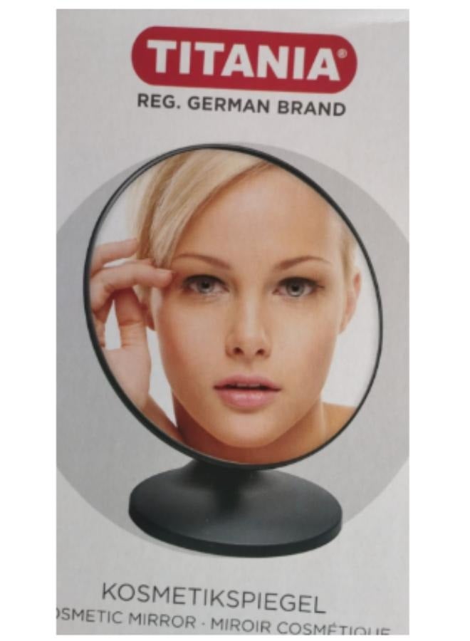 تيتانيا مراية مكياج قائمة تثبت على سطح الطاولة في إطاردائرية  اسود. - Image 5