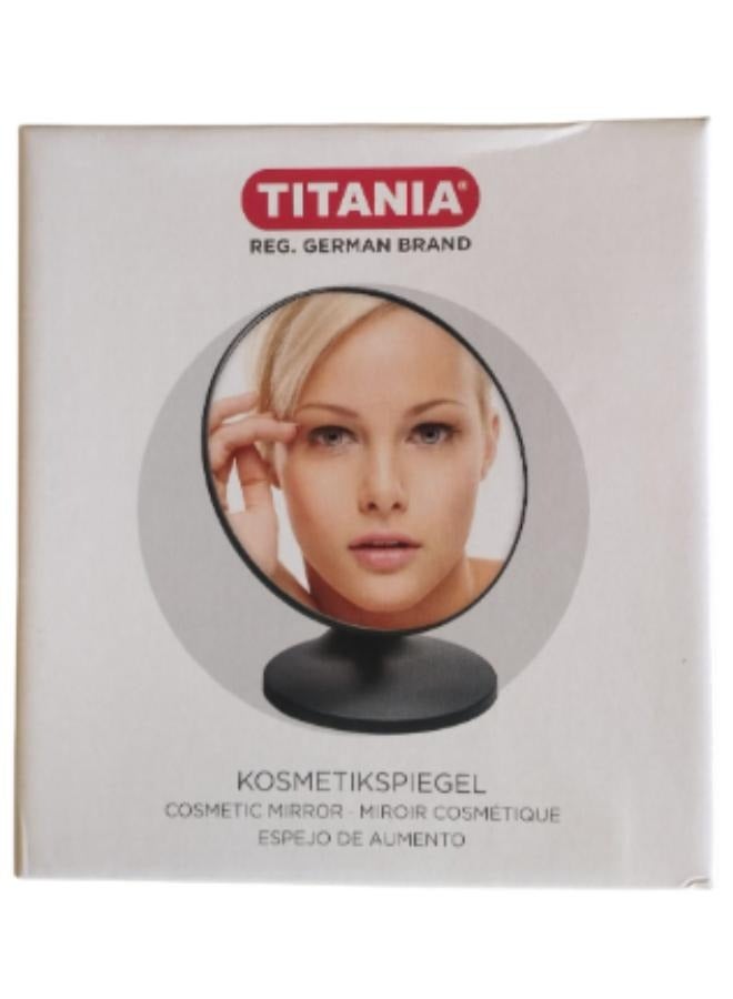 تيتانيا مراية مكياج قائمة تثبت على سطح الطاولة في إطاردائرية  اسود. - Image 4