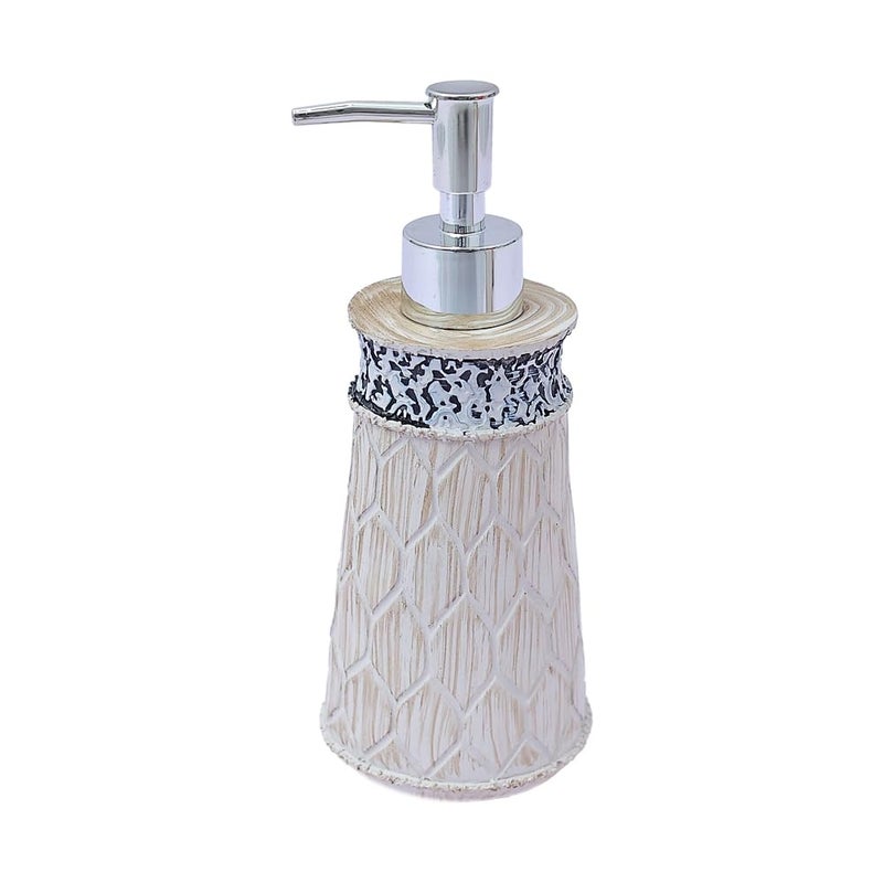 CBEX Bath Accessories Set Bathroom Accessories Set Bathroom Accessories Set 4 Pieces Bath Ensemble Includes Soap Dispenser Toothbrush Holder Tooth Cup Soap Dish Bathroom Accessory Set PM02 - Image 3