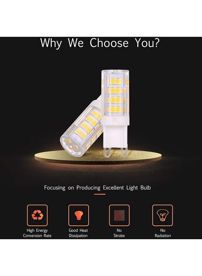 NIBEMINENT 5-Piece AC 220-240V 5W LED 45W Halogen Bulb Set Multicolour 0.079kg - Image 2