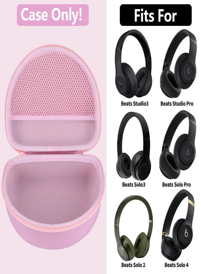 RIYADAone Hard Case Compatible with Beats Solo 4 / Studio Pro / Studio3 Headphones (Pink) - Image 3