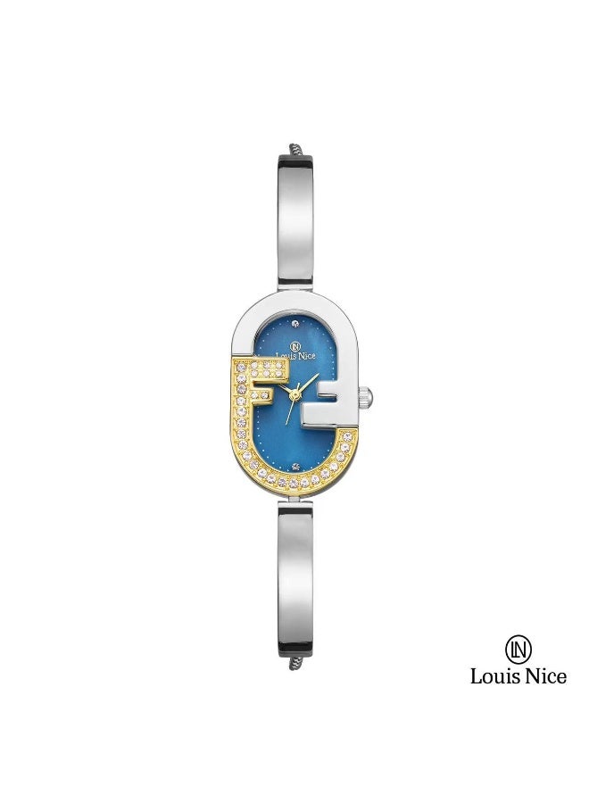 louis nice Elegant women's wristwatch with a mandarin design from Louis Nice
