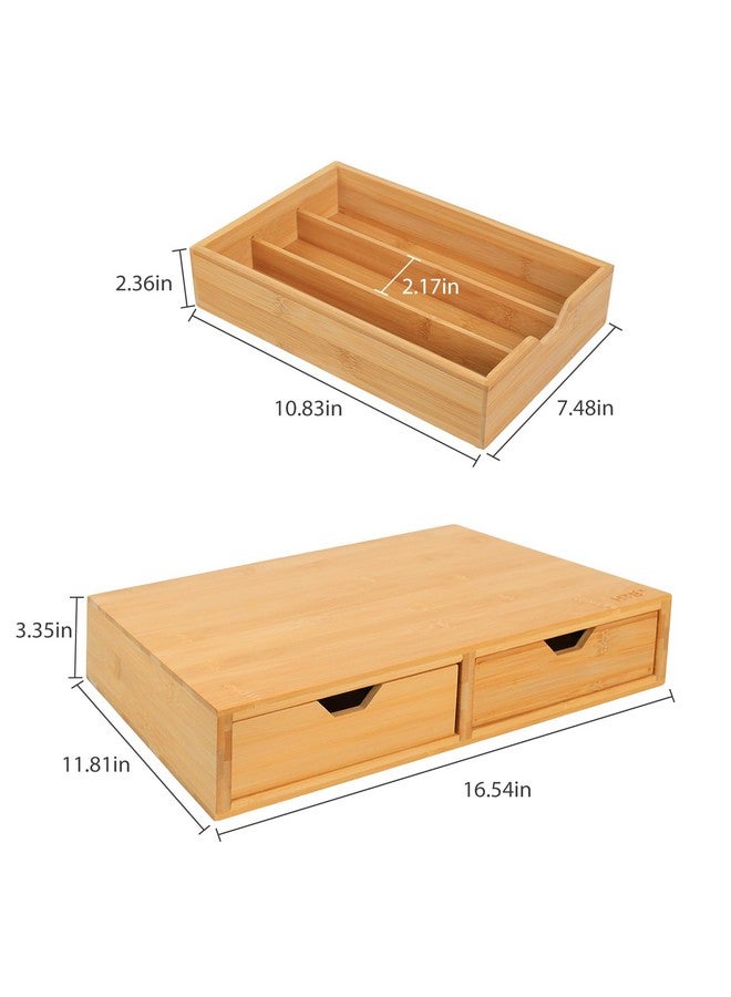 HTB K Cup Holder Compatible with K Cups,Coffee Pod Holder Holds Up 30 Cups,K Cup Organizer Storage Drawer - Image 2