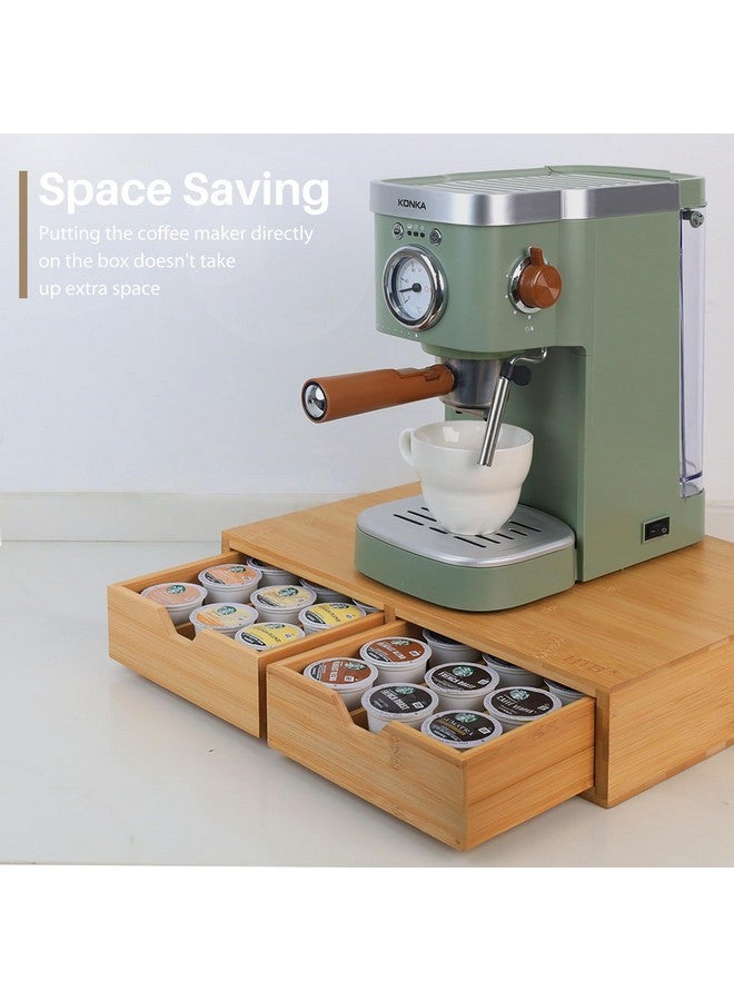 HTB K Cup Holder Compatible with K Cups,Coffee Pod Holder Holds Up 30 Cups,K Cup Organizer Storage Drawer - Image 5