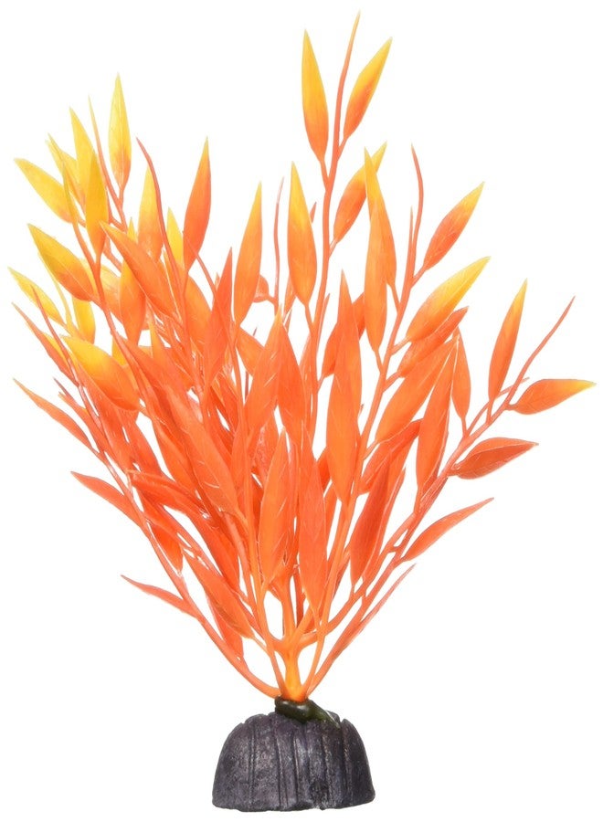 Marina Betta Fire Grass Plastic Plant, 5-Inch - Image 1