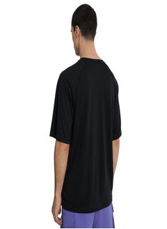 Athlex Men's T-shirt Black, Termit, Loose Fit, Durable Synthetic-Fiber Blend, Comfortable and Stylish for Active Lifestyles  - Image 3
