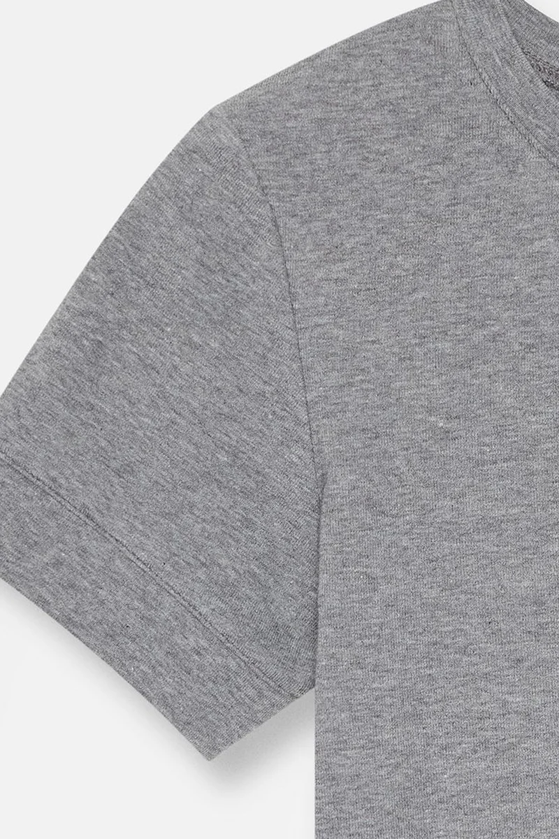 Dilvin Grey DILVIN Women's Slim Fit Crew Neck T-Shirt for Women | Best Price UAE