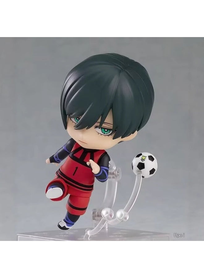 general Blue Lock Itoshi Rin movable Replacement Face Doll Model Decoration Desktop Decoration Toy Gift for Family and friends - Image 3