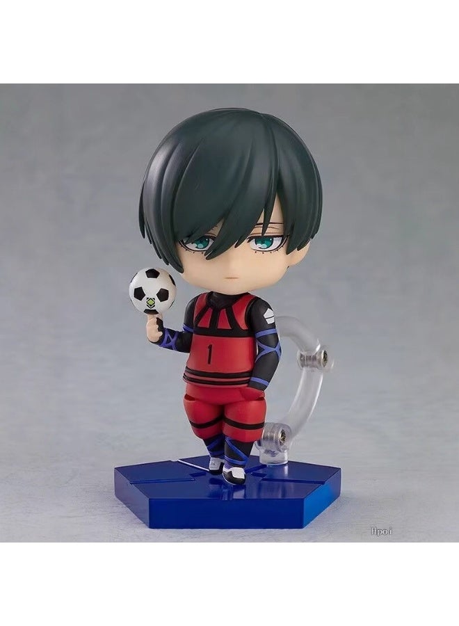 general Blue Lock Itoshi Rin movable Replacement Face Doll Model Decoration Desktop Decoration Toy Gift for Family and friends - Image 1