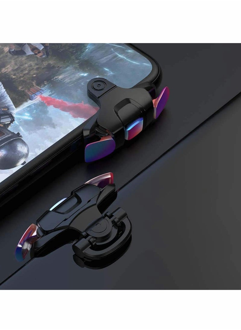 Generic - Bluetooth Phone Controller PUBG Mobile Game Controller Trigger, Upgraded Controllers Colorful Trigger Sensitive Shoot and Aim Button for Knives Out/ Rules of Survival/ Pubg Trigger - Image 1