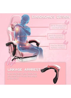 Gaming Chair with Footrest and Lumbar Support High Back Office Computer Chair - pzsku/ZBE6DD79F1A1FFADE1805Z/45/_/1656663590/b66f1c7d-c717-44e7-98f9-6afce447f87d