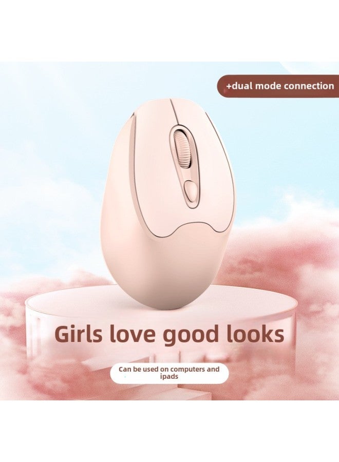 Wireless Mouse Bluetooth Three-mode Mute Type-c Charging Laptop Desktop Office Home Wholesale-Colour:Typec Wired Model—night Sky Gray - Image 4