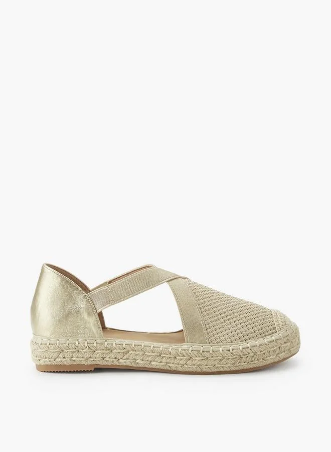 Peppermint Women Textured Espadrille Shoes