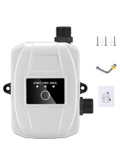 Y&D Water Booster Pump,24V Portable Automatic Pressure Pump,150W Shower Pump with Flow Switch, Hot Cold for Tap Water/Toilet/Bathroom (White)  - Image 1