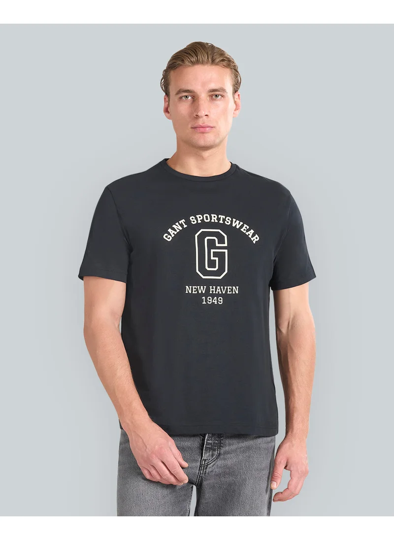 GANT Gant Graphic Short Sleeve T-Shirt For Men (Grey Melange)