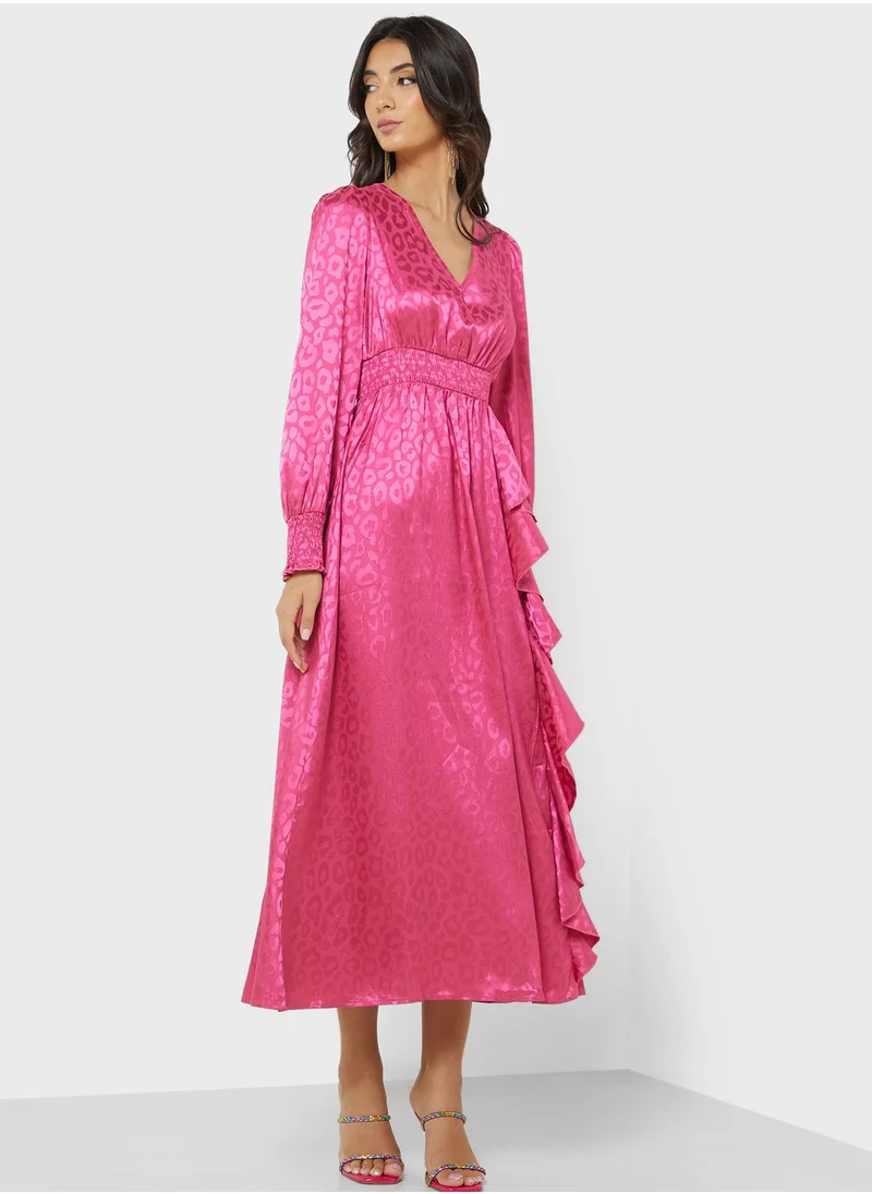 ايلا Dress With Ruffled Detail
