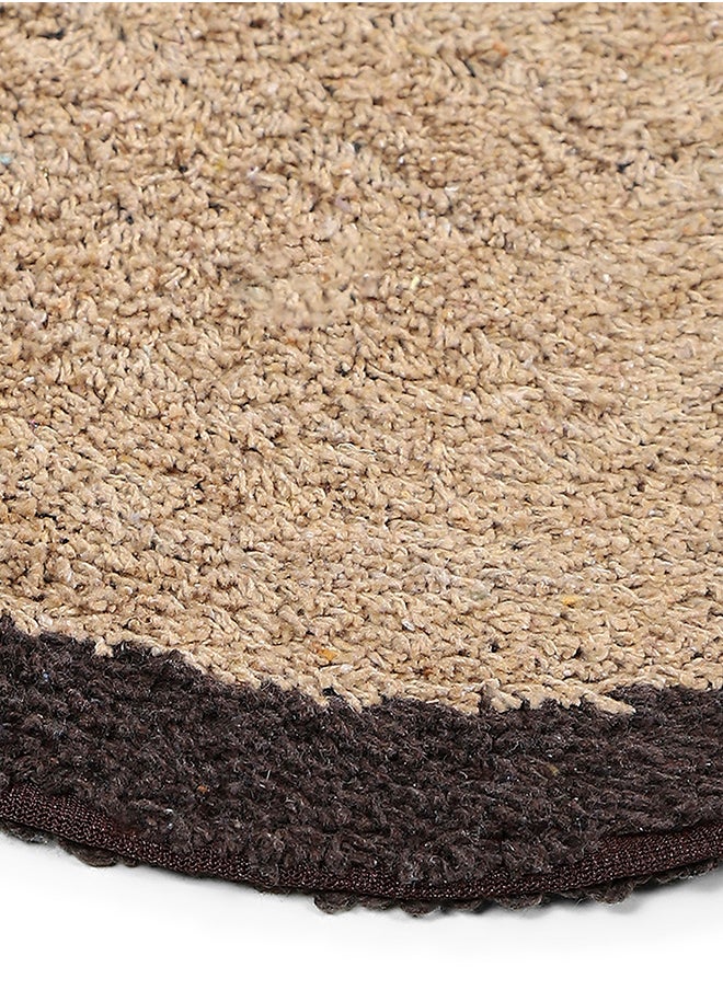 Status Contract Microfiber Soft and Super Absorbent Door Mat/Bath Mat- 38X58 CM (Beige), 38 X 58 Cm  - Image 4