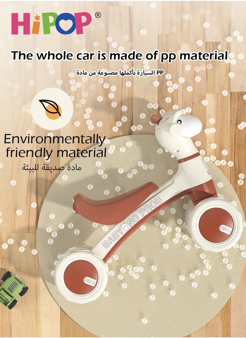 HIPOP - Balance Bike for Kids,Child Ride On Car with Bubble Spray,Light and Music,Friendly Training Balance,Ride On Toys as Children Gift - Image 1