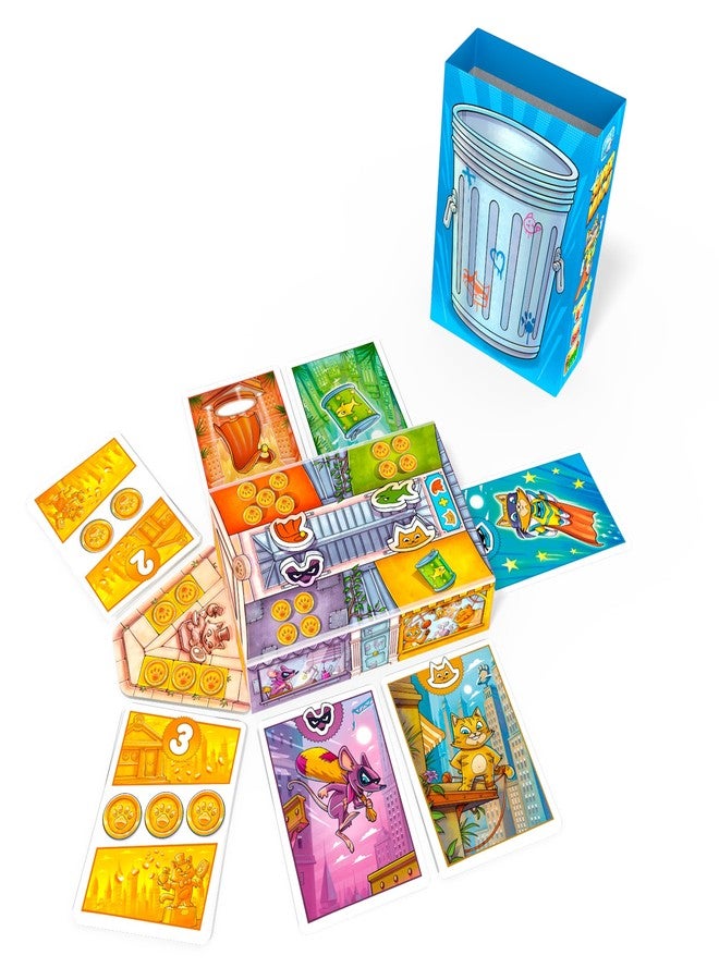 Asmodee Super Meow Card Game - Fun Deck-Building Strategy Game, Quick and Portable Family Game for Kids & Adults, Ages 6+, 2-4 Players, 15 Minute Playtime, Made by Space Cow - Image 2