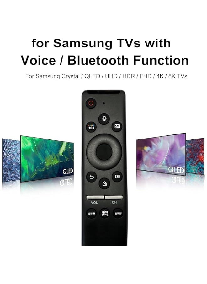 HuHa - Nuliving Remote Control (BN59-01312F) Voice Universal Replacement Remote Control fit for Sam Sung TV,with Voice Function for All Sam Sung QLED LED 4K 8K UHD HDR Smart TV - Image 1