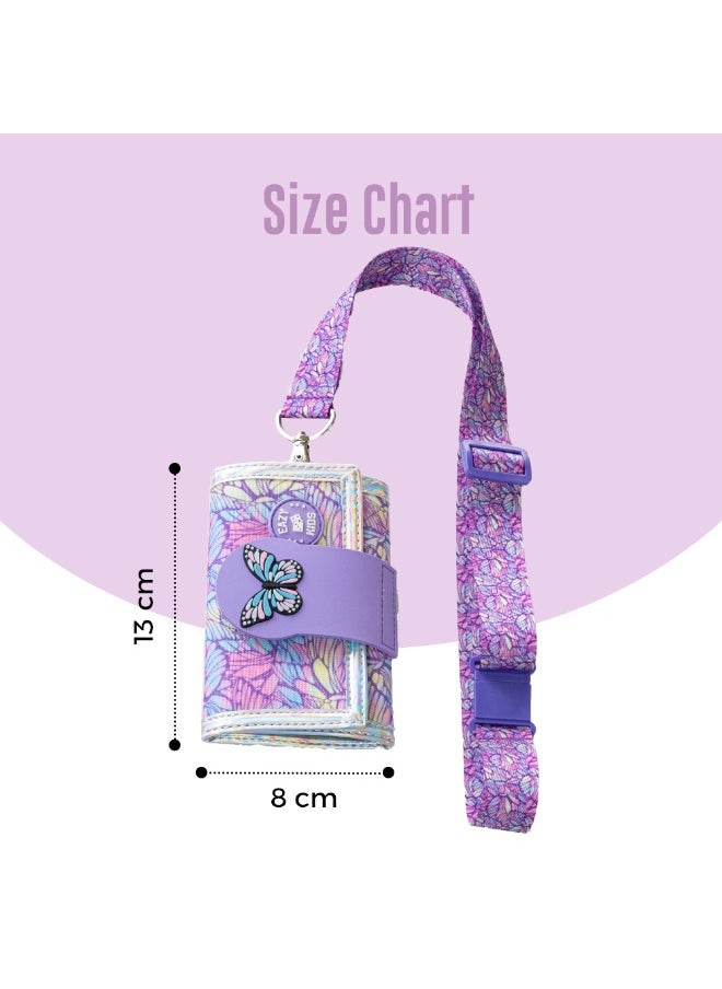 Eazy Kids Eazy Kids Wallet - Butterfly Purple  - Image 5