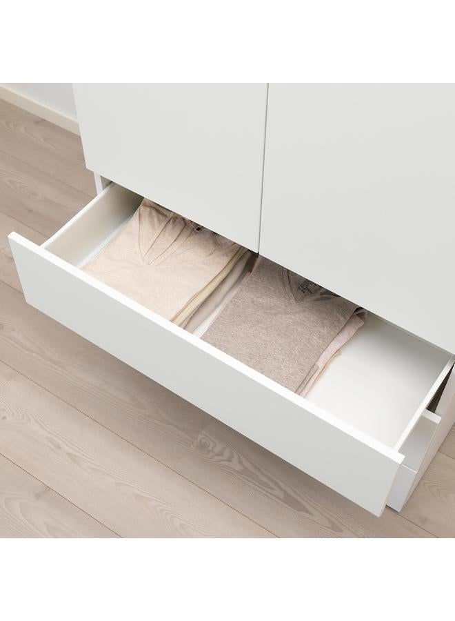 Zaboon Drawer, white/white, 80x42x20 cm - Image 3