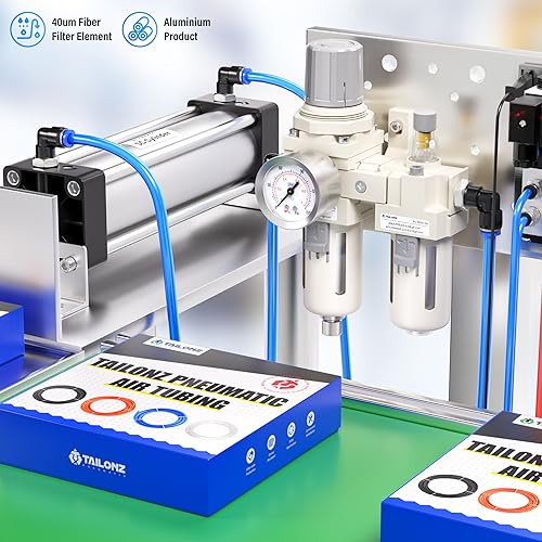 TAILONZ PNEUMATIC 1/2 Inch NPT Air Filter Pressure Regulator Water/Oil Trap Separator Combo(0-145PSI),Air Tool Compressor Filter with Gauge AC4010-04(Manual Drainage) - Image 4